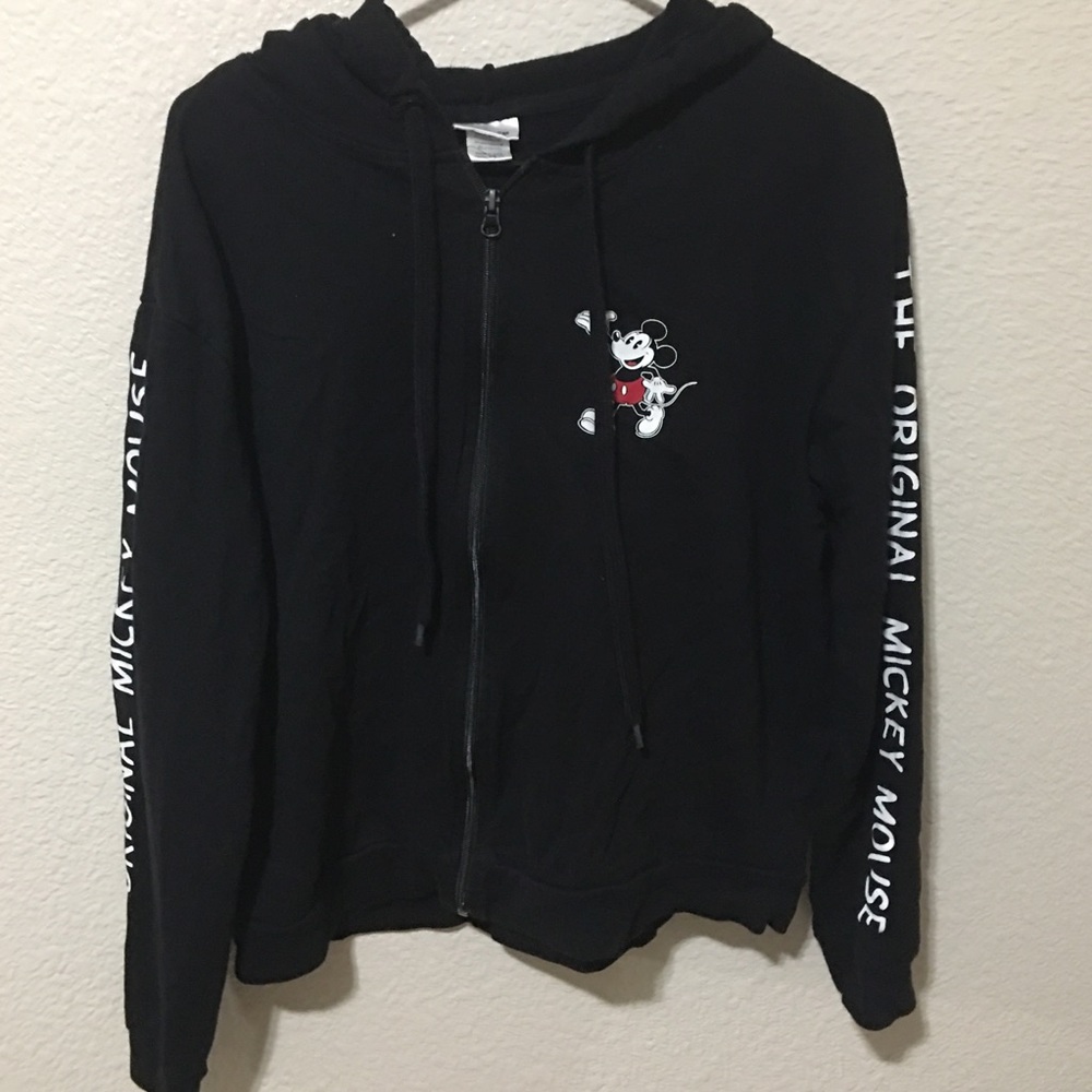 black mickey mouse hoodie